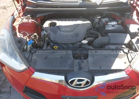 2013 Hyundai Veloster Base W/Gray from USA, damaged, VIN KMHTC6ADXDU120424